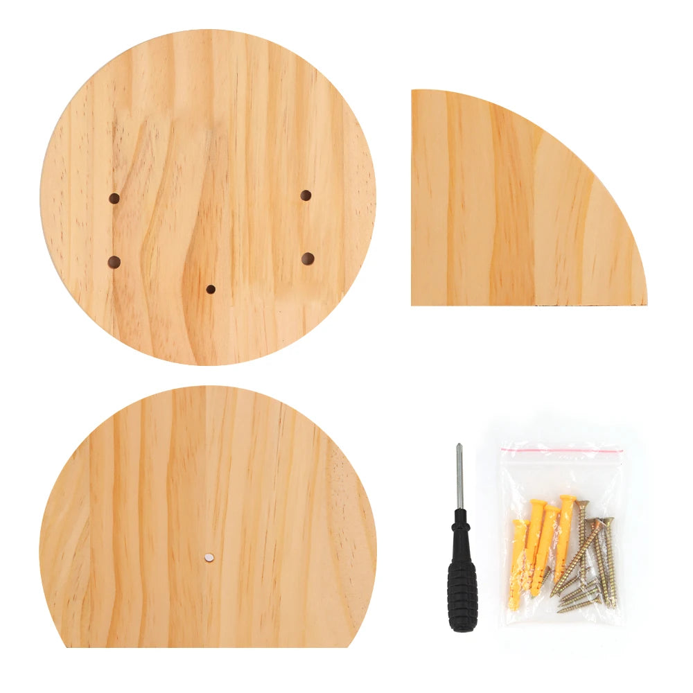 Round Wooden Climbing Wall Steps